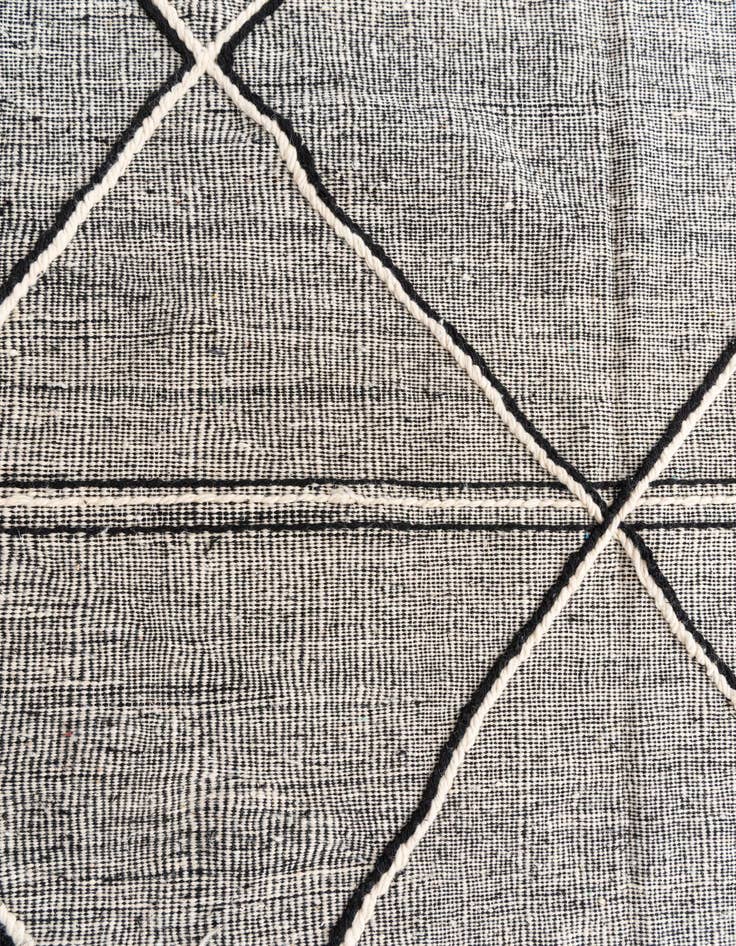 Detail image of 6' 6 x 9' 9  Hand Knotted Moroccan Wool Rug