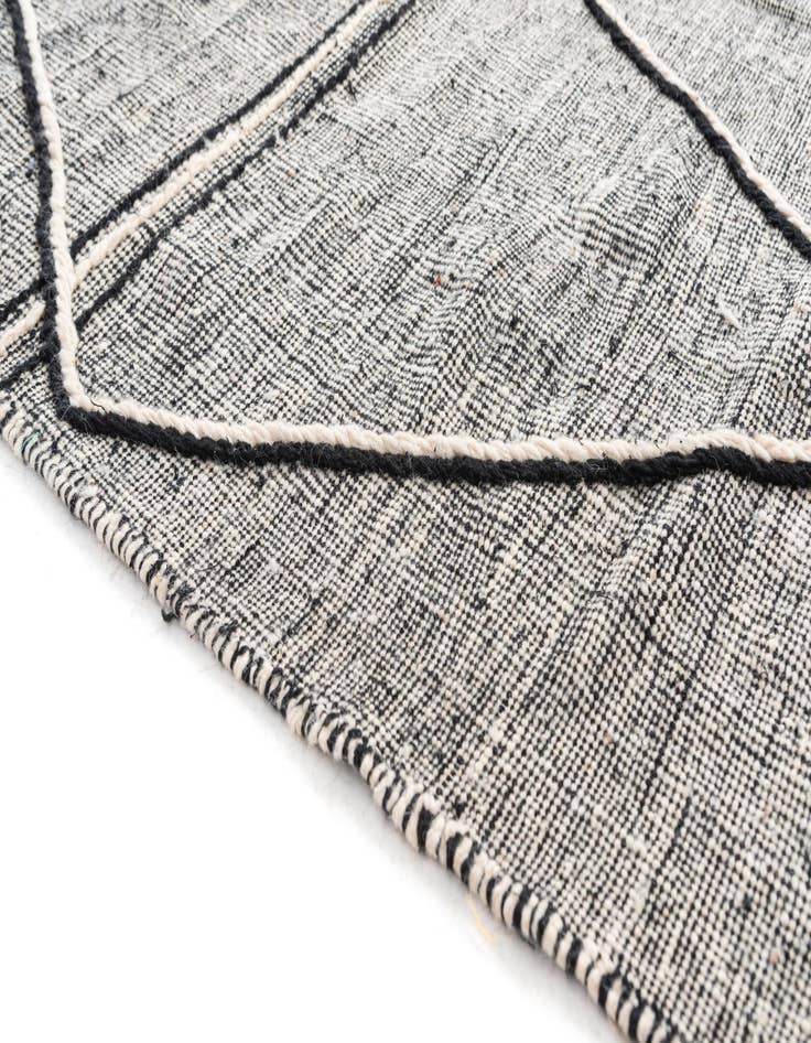 Detail image of 6' 6 x 9' 9  Hand Knotted Moroccan Wool Rug