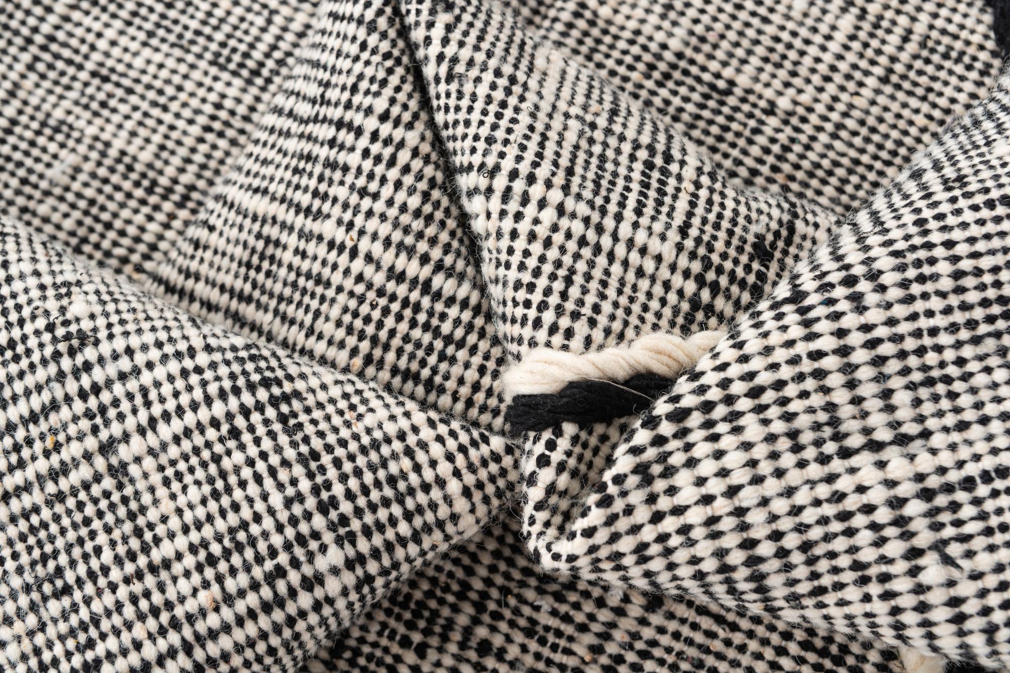 6' 6 x 9' 9 Hand Knotted Moroccan Wool Rug