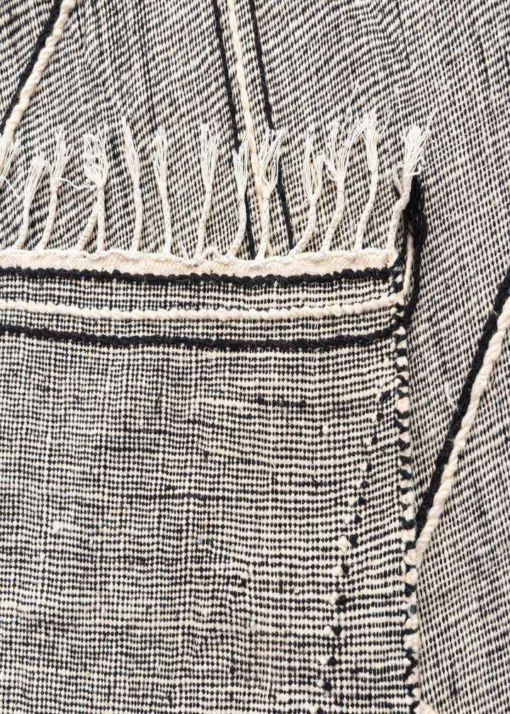 6' 6 x 9' 9 Hand Knotted Moroccan Wool Rug