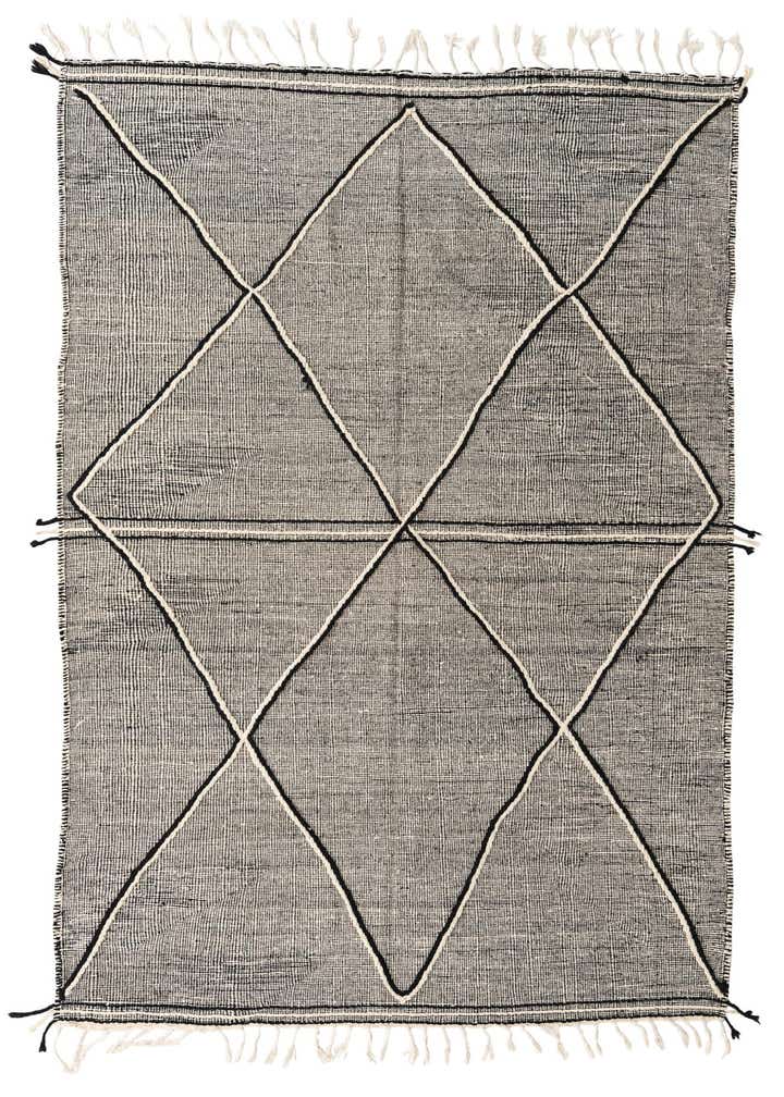 6' 6 x 9' 9 Hand Knotted Moroccan Wool Rug