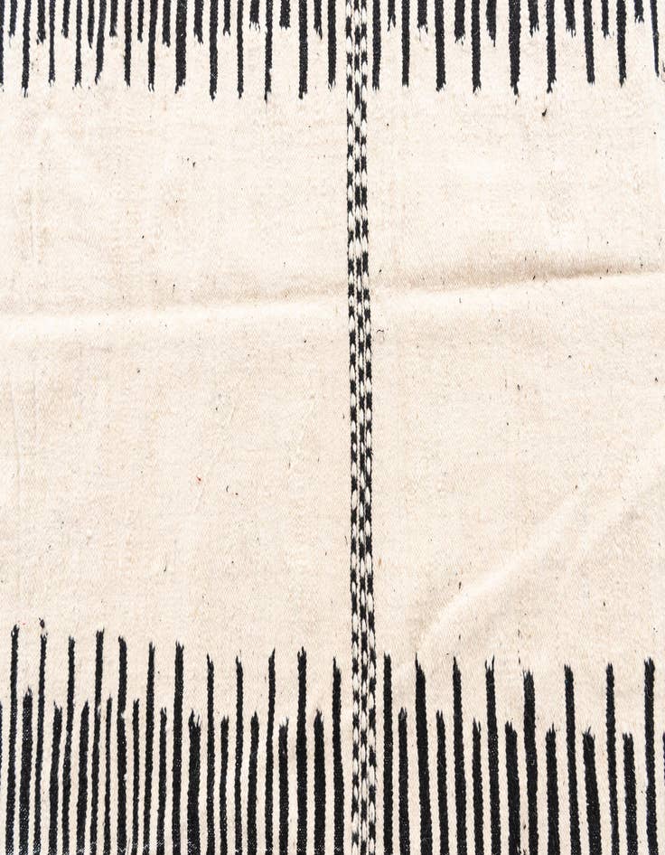 Detail image of 6' 4 x 10' 8  Hand Knotted Moroccan Wool Rug