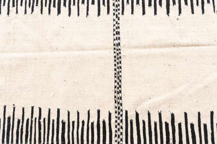 6' 4 x 10' 8 Hand Knotted Moroccan Wool Rug