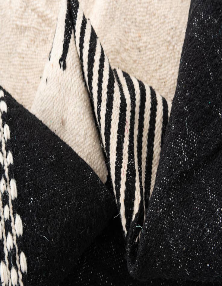 Detail image of 6' 4 x 10' 8  Hand Knotted Moroccan Wool Rug