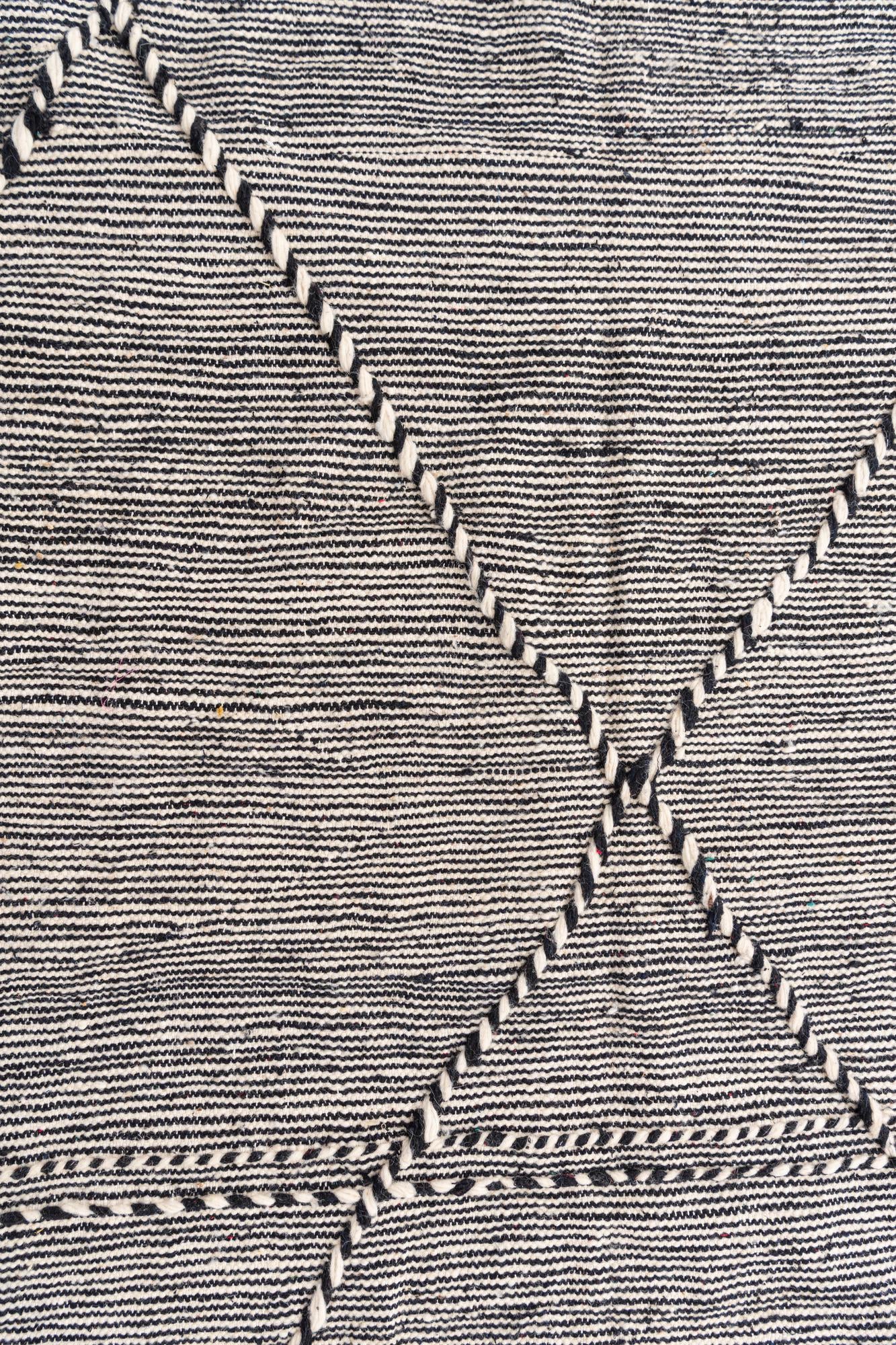 6' 3 x 10' 2 Hand Knotted Moroccan Wool Rug