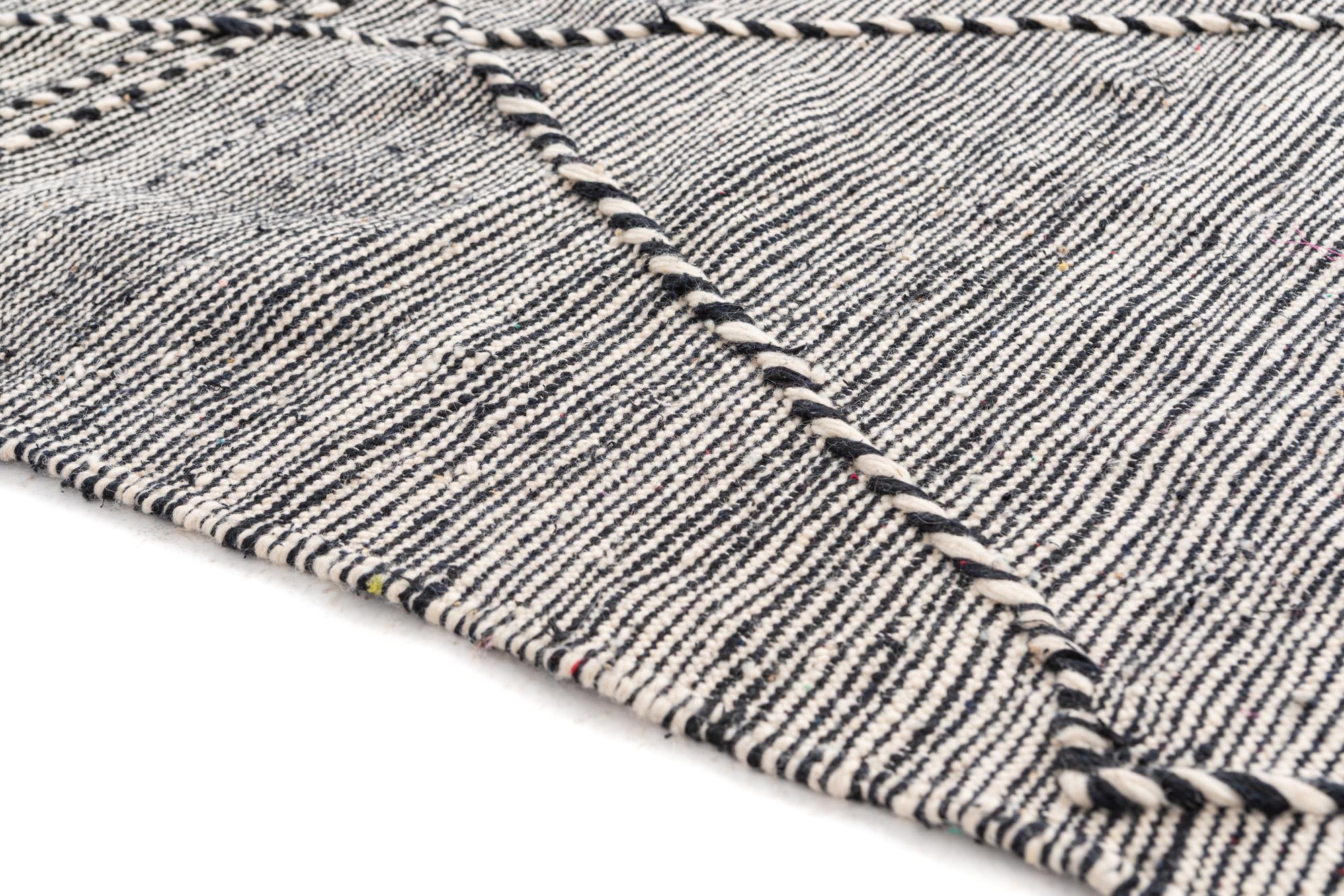 6' 3 x 10' 2 Hand Knotted Moroccan Wool Rug
