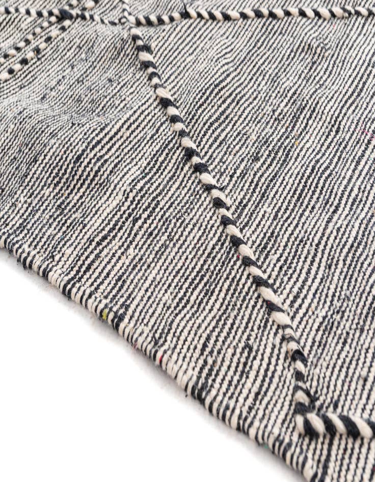 Detail image of 6' 3 x 10' 2  Hand Knotted Moroccan Wool Rug