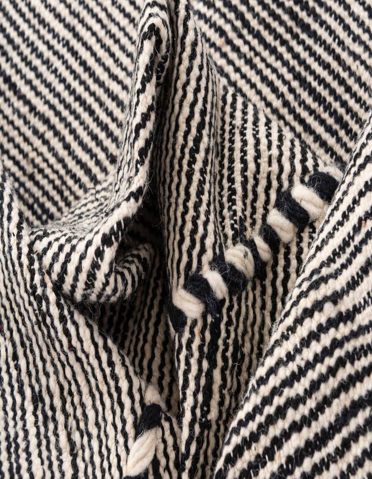 Detail image of 6' 3 x 10' 2  Hand Knotted Moroccan Wool Rug