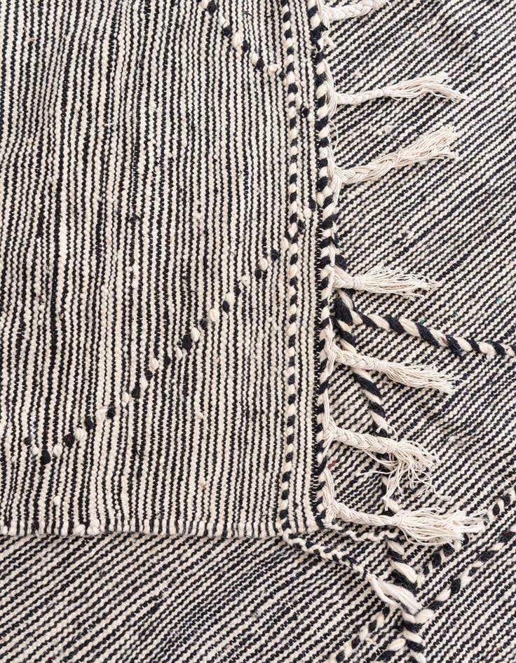 Detail image of 6' 3 x 10' 2  Hand Knotted Moroccan Wool Rug