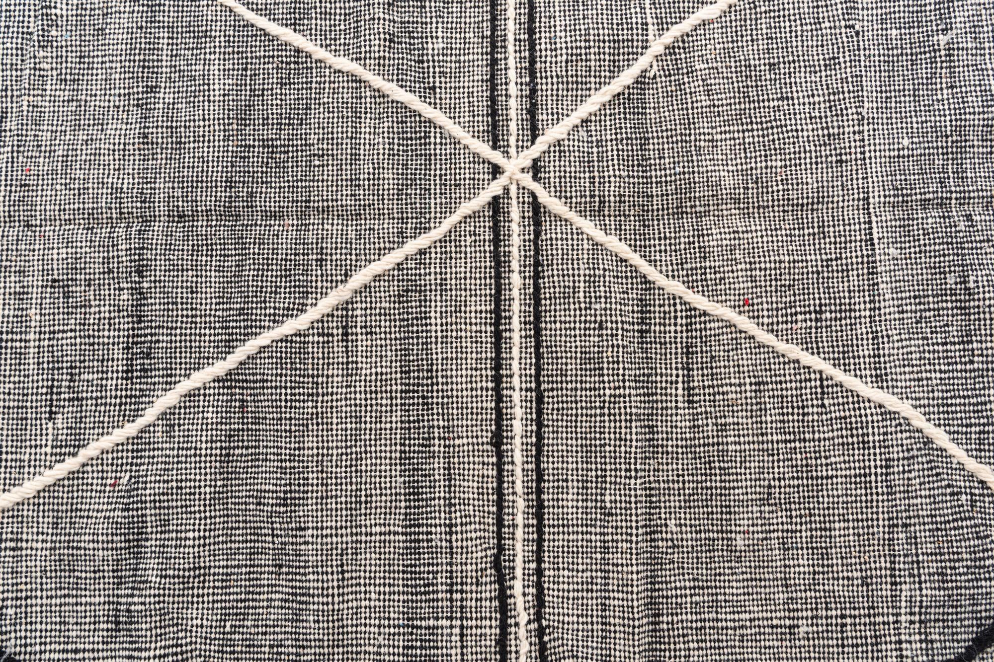 6' 7 x 10' Hand Knotted Moroccan Wool Rug