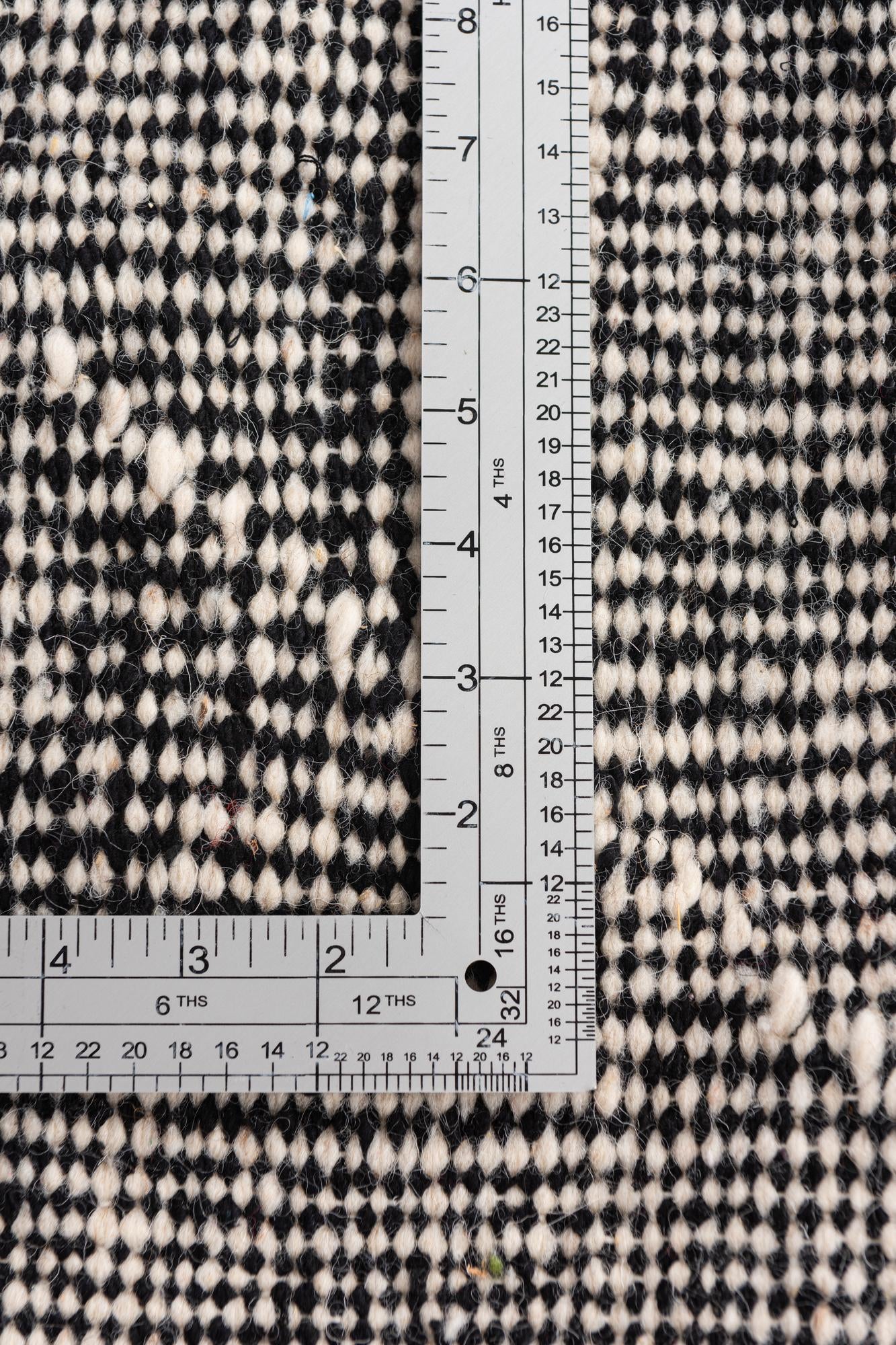 6' 7 x 10' Hand Knotted Moroccan Wool Rug