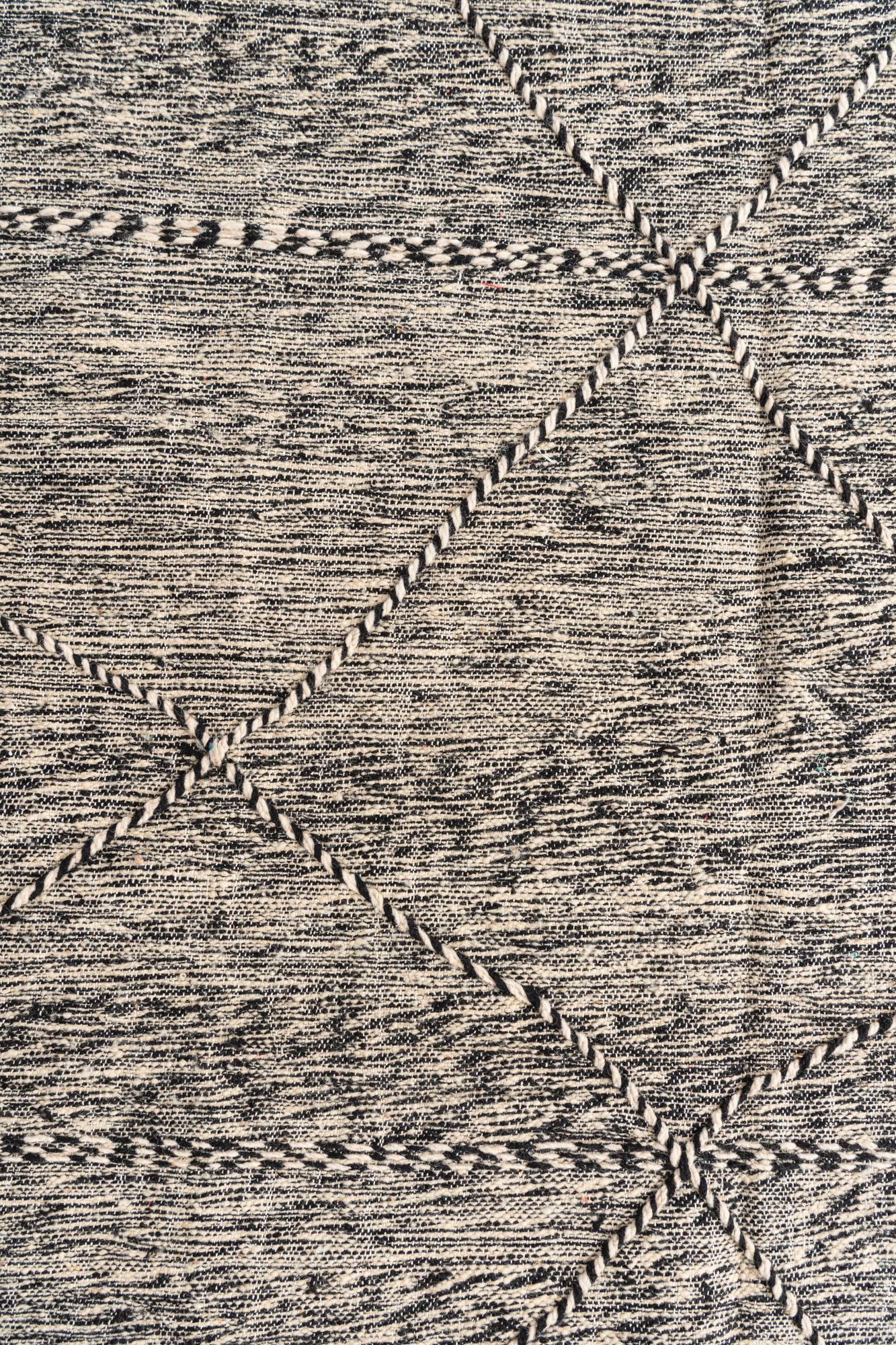 6' 5 x 9' Hand Knotted Moroccan Wool Rug