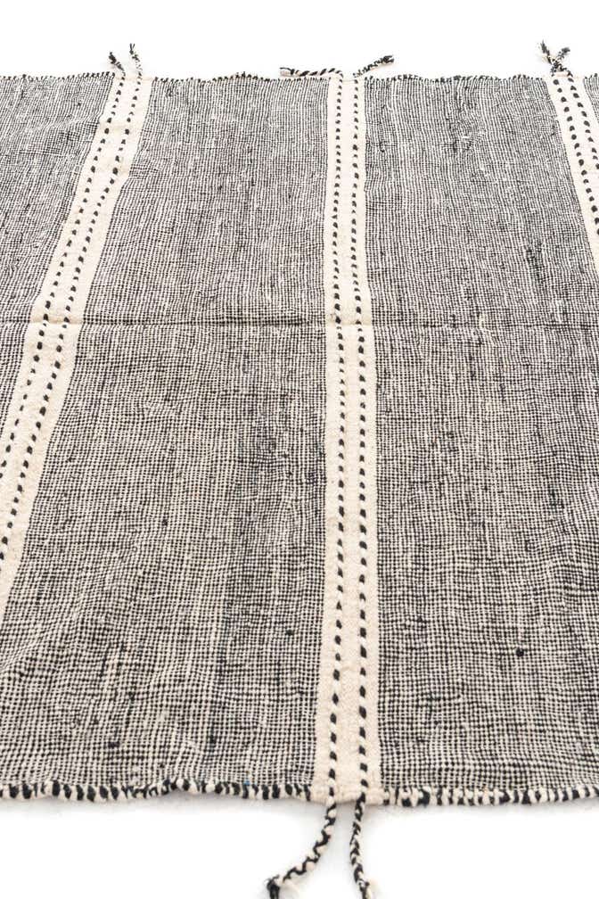 6' 5 x 9' 3 Hand Knotted Moroccan Wool Rug