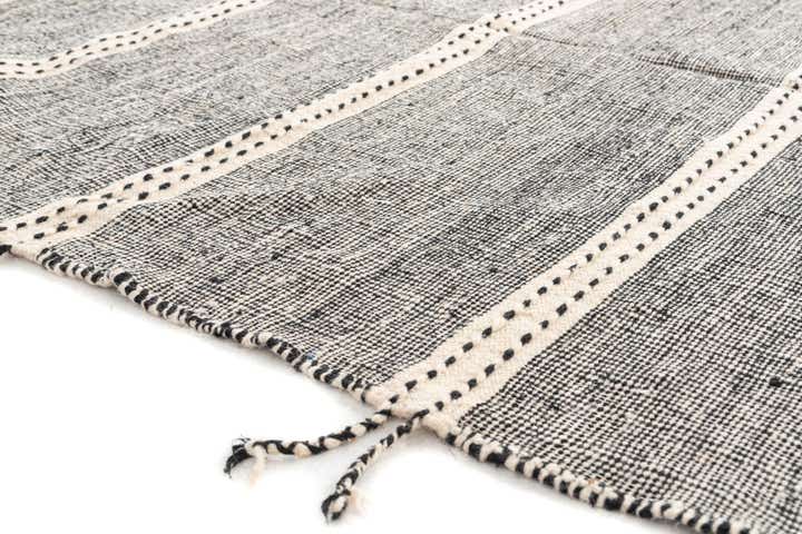 6' 5 x 9' 3 Hand Knotted Moroccan Wool Rug