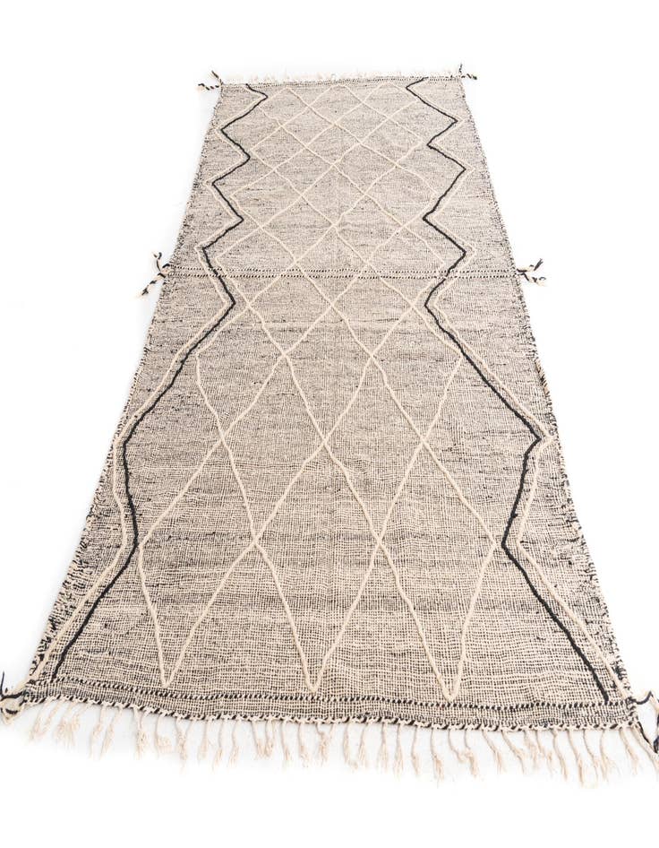 Detail image of 6' x 9' 10  Hand Knotted Moroccan Wool Rug