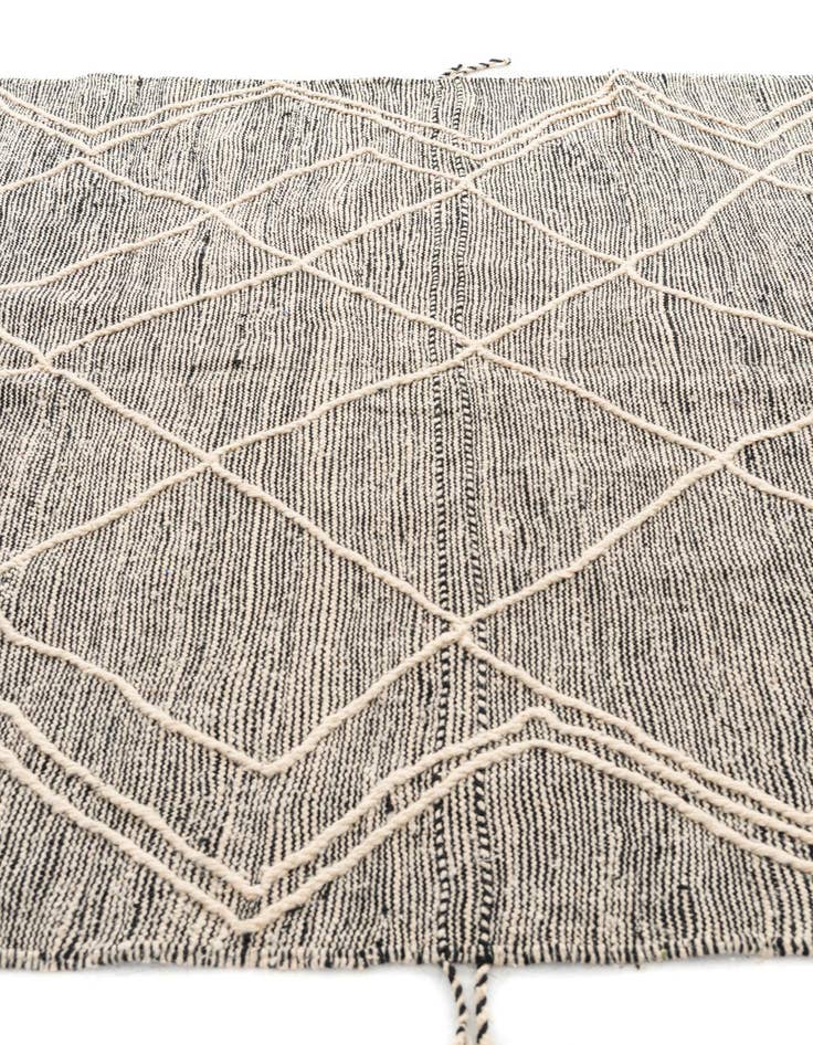 Detail image of 6' 5 x 10' 3  Hand Knotted Moroccan Wool Rug