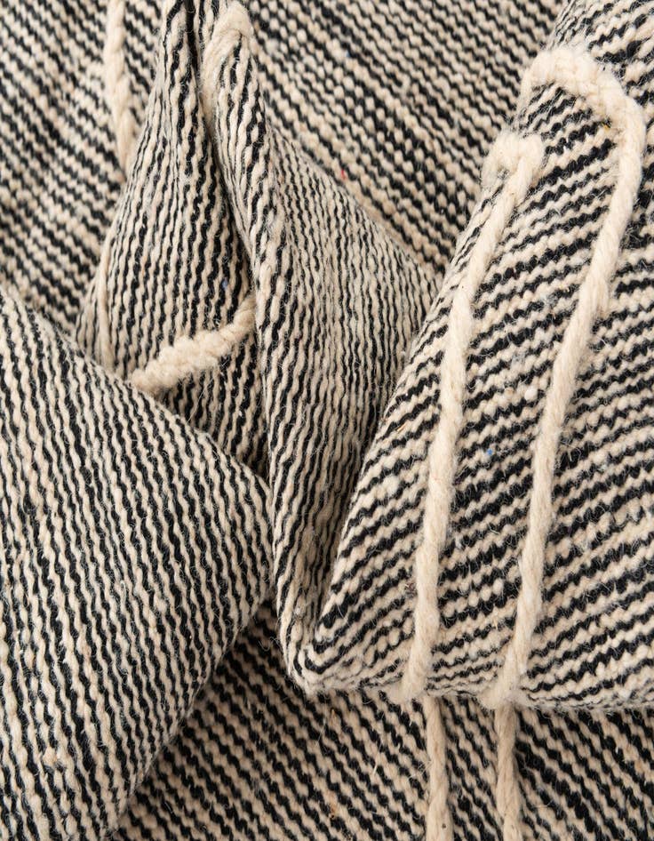 Detail image of 6' 5 x 10' 3  Hand Knotted Moroccan Wool Rug