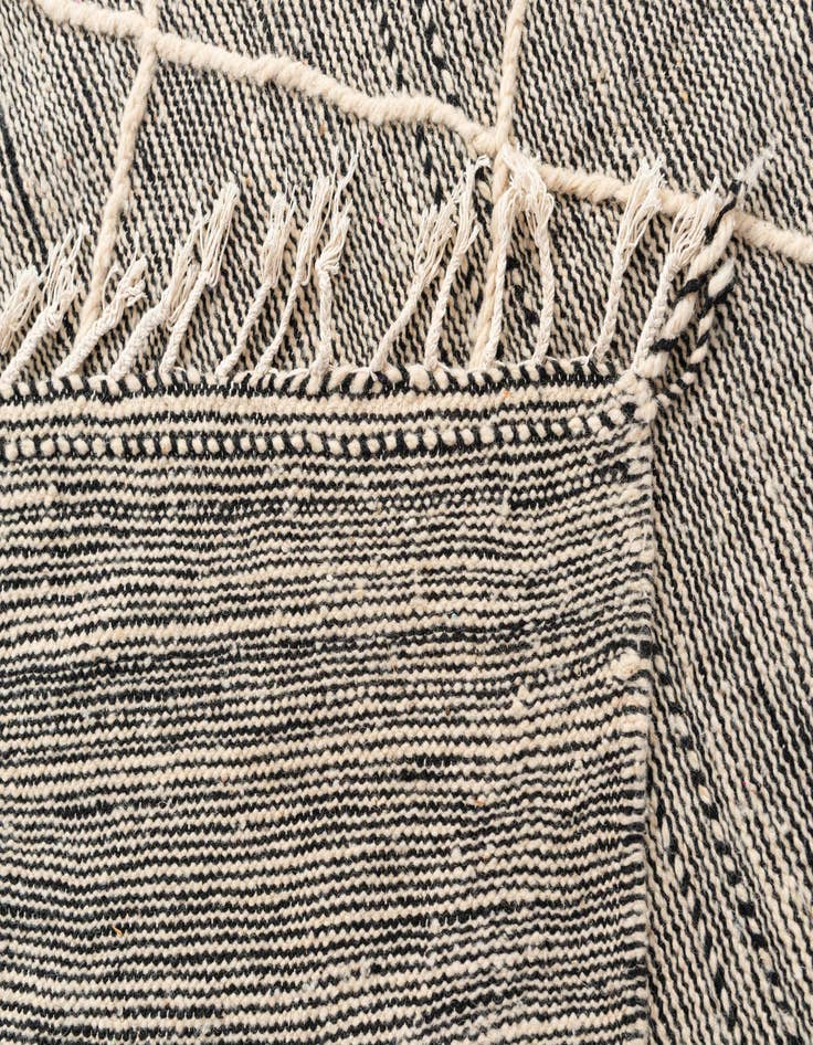 Detail image of 6' 5 x 10' 3  Hand Knotted Moroccan Wool Rug