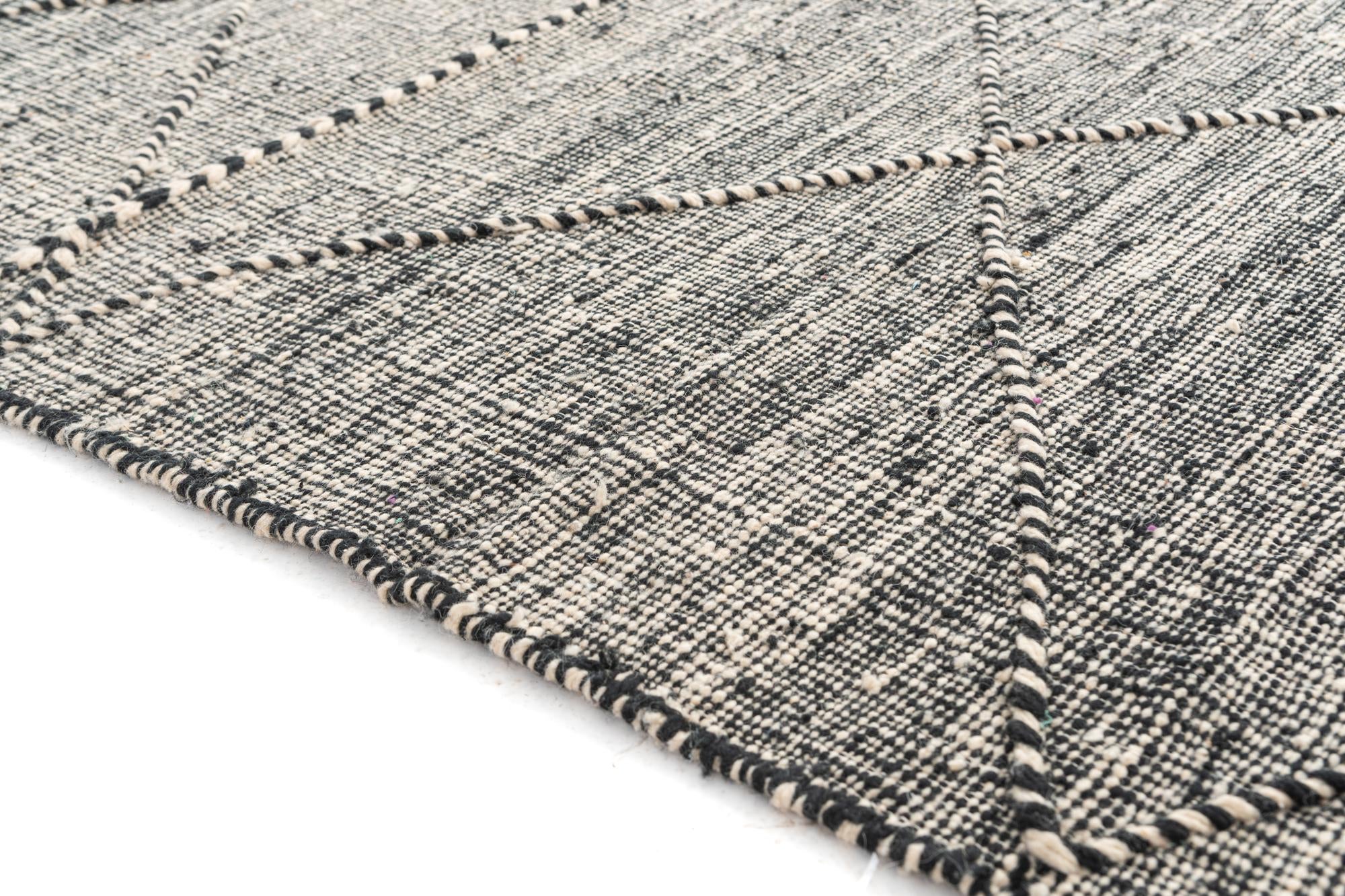 6' 8 x 10' 5 Hand Knotted Moroccan Wool Rug