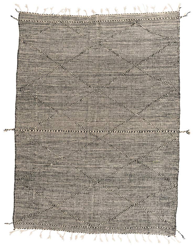 Detail image of 6' 8 x 10' 5 Hand Knotted Moroccan Wool Rug