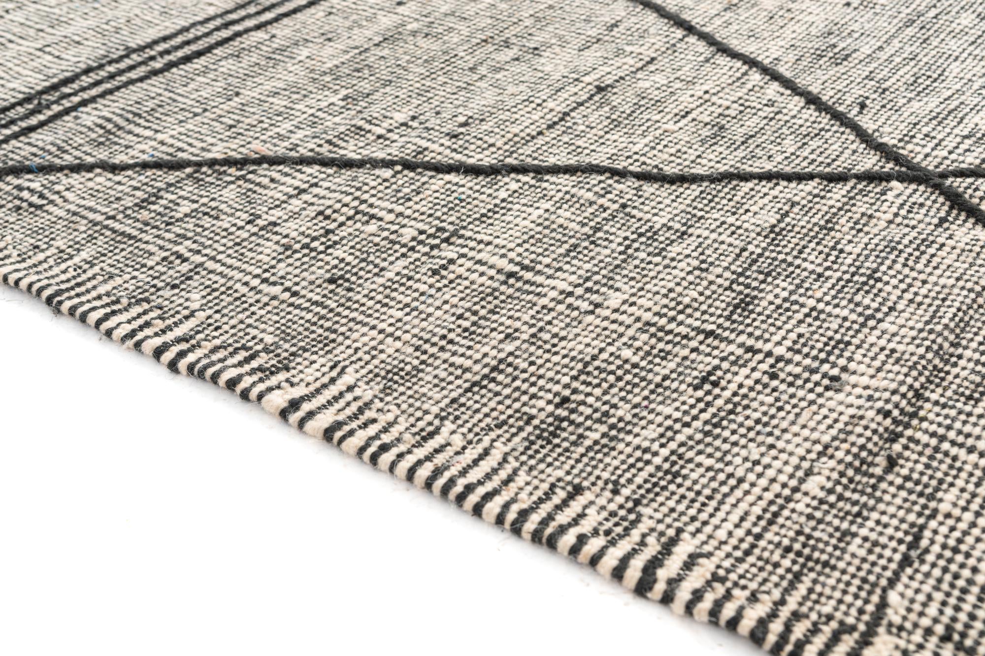 6' 3 x 10' 2 Hand Knotted Moroccan Wool Rug