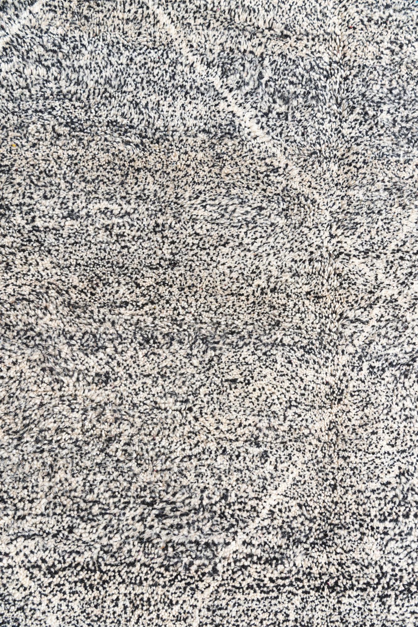 6' 9 x 9' 5 Hand Knotted Moroccan Wool Rug