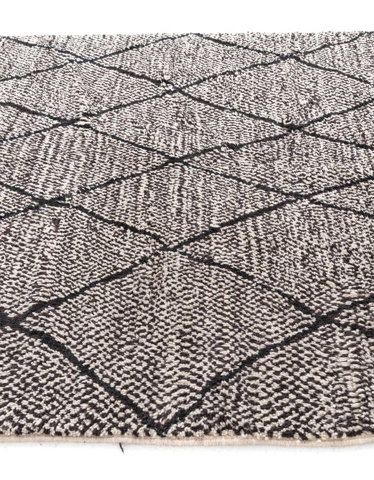 Detail image of 6' 10 x 10' 2  Hand Knotted Moroccan Wool Rug