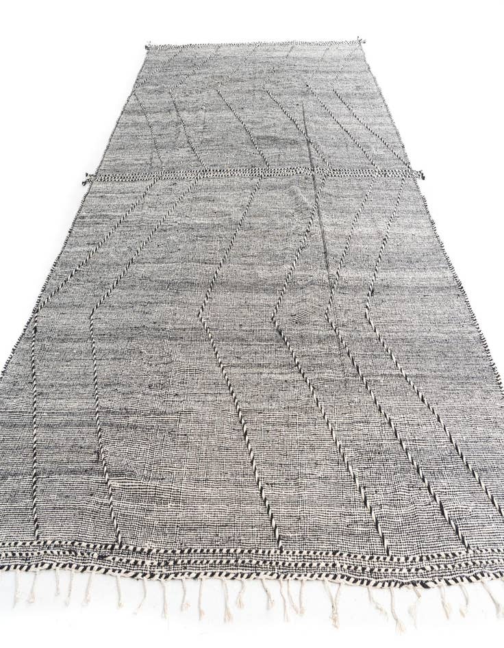 Detail image of 9' 2 x 13' 6  Hand Knotted Moroccan Wool Rug