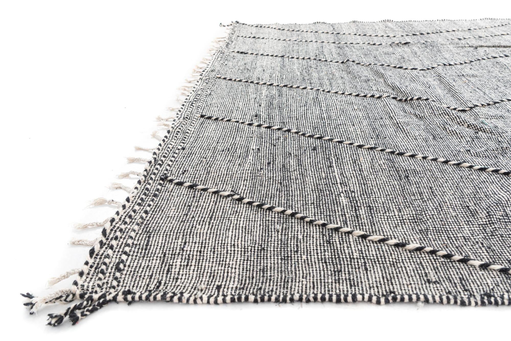 9' 2 x 13' 6 Hand Knotted Moroccan Wool Rug
