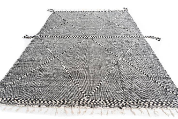 Detail image of 225cm x 295cm anudado a mano marroquí Alfombra Lana