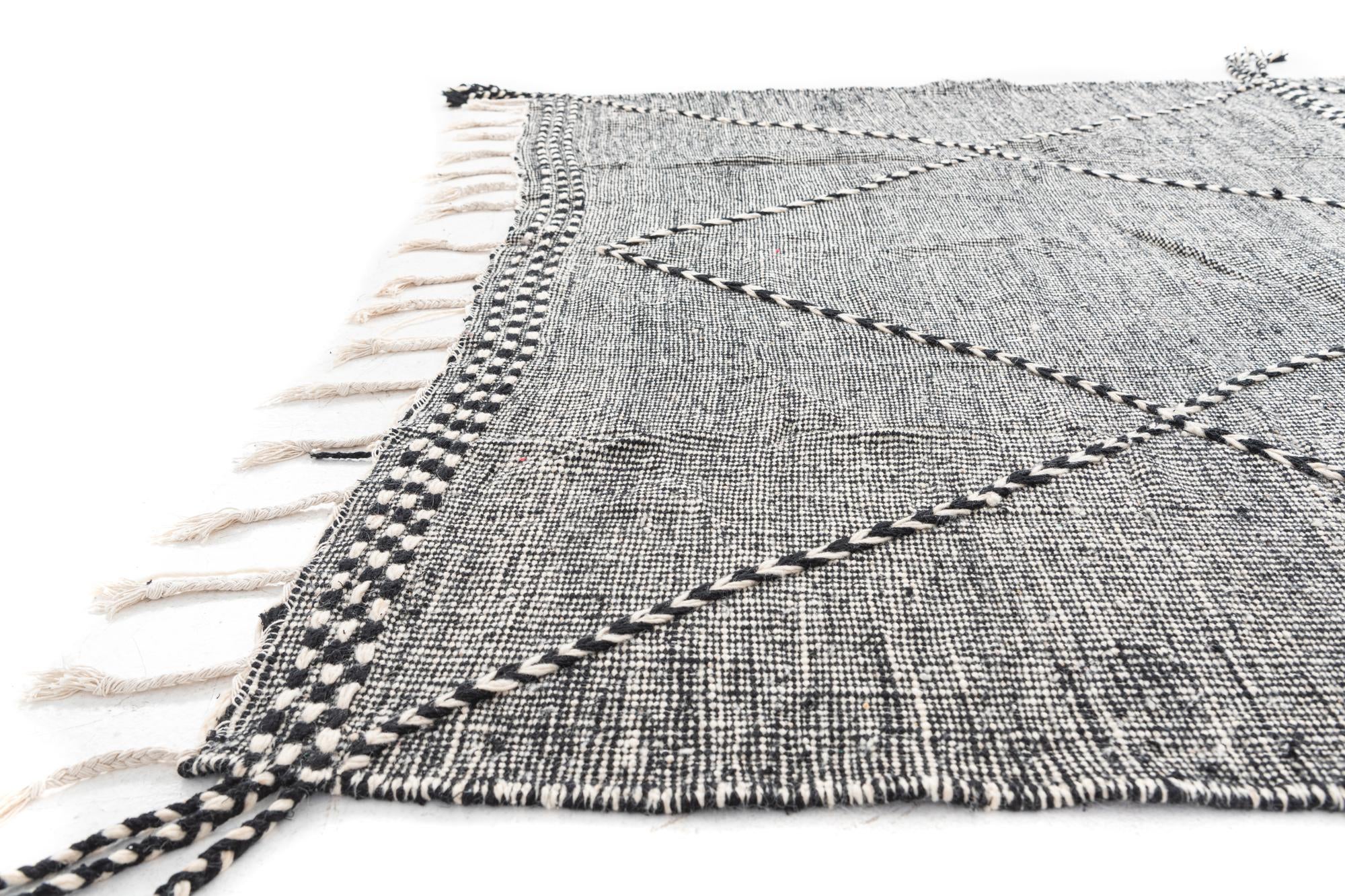 225cm x 295cm anudado a mano marroquí Alfombra Lana