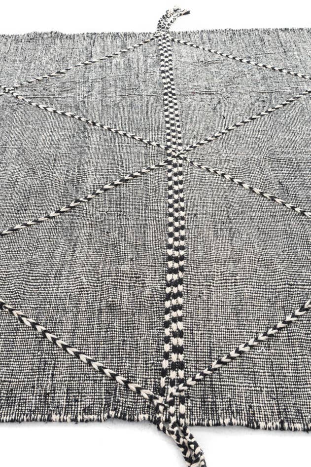Detail image of 7' 4 x 9' 9 Hand Knotted Moroccan Wool Rug