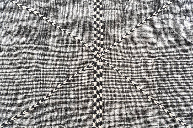 Detail image of 7' 4 x 9' 9 Hand Knotted Moroccan Wool Rug
