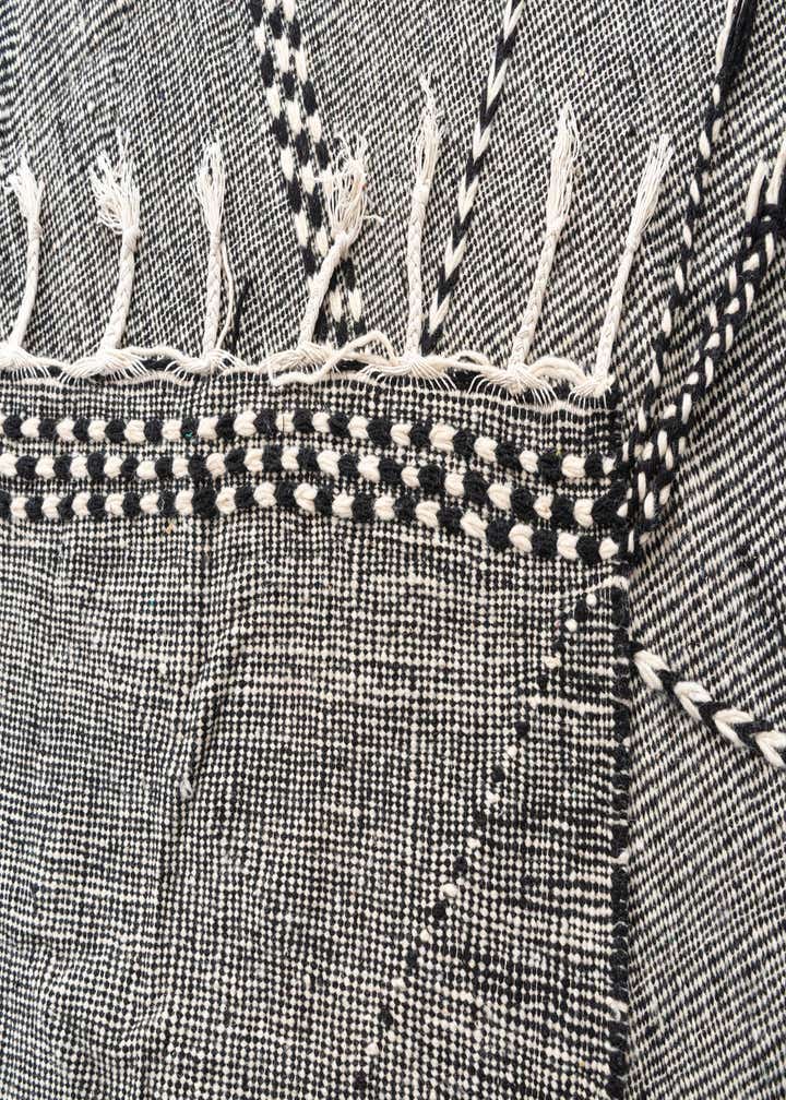 7' 4 x 9' 9 Hand Knotted Moroccan Wool Rug