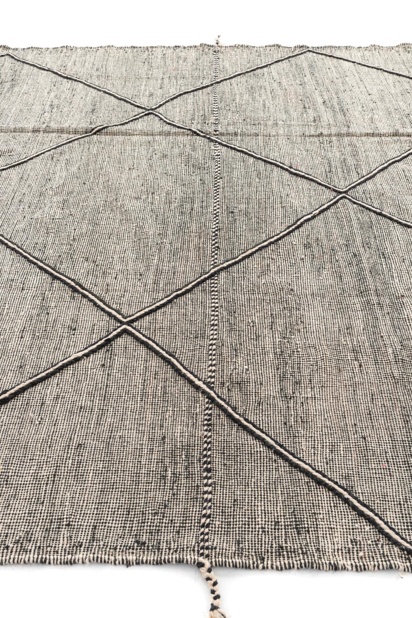 9' 4 x 13' Hand Knotted Moroccan Wool Rug