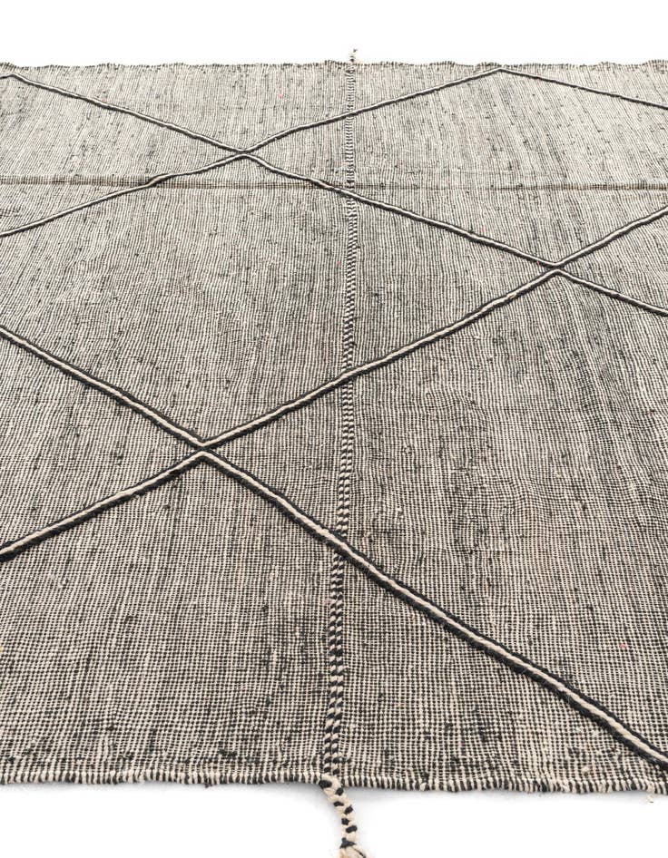 Detail image of 9' 4 x 13'  Hand Knotted Moroccan Wool Rug