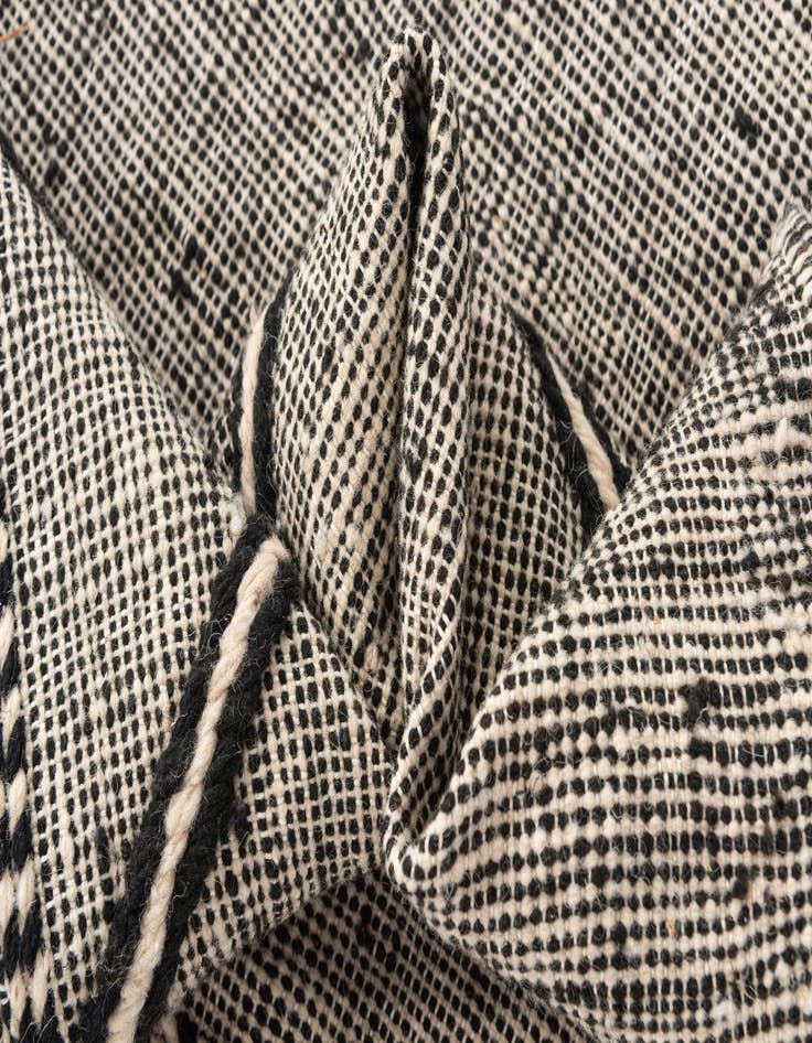 Detail image of 9' 4 x 13'  Hand Knotted Moroccan Wool Rug