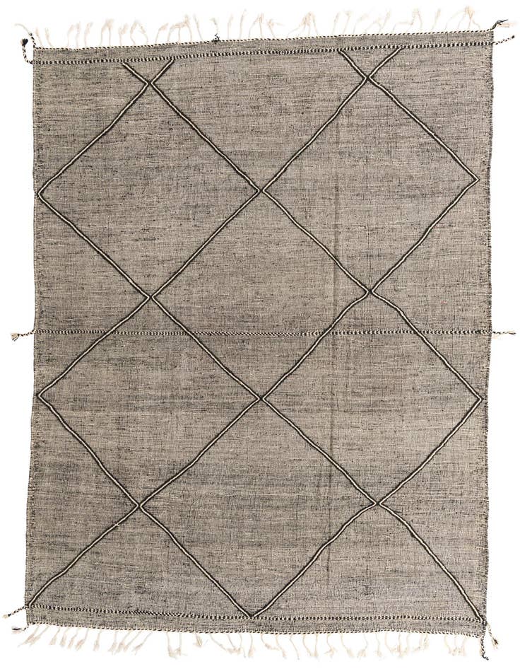 Detail image of 9' 4 x 13' Hand Knotted Moroccan Wool Rug