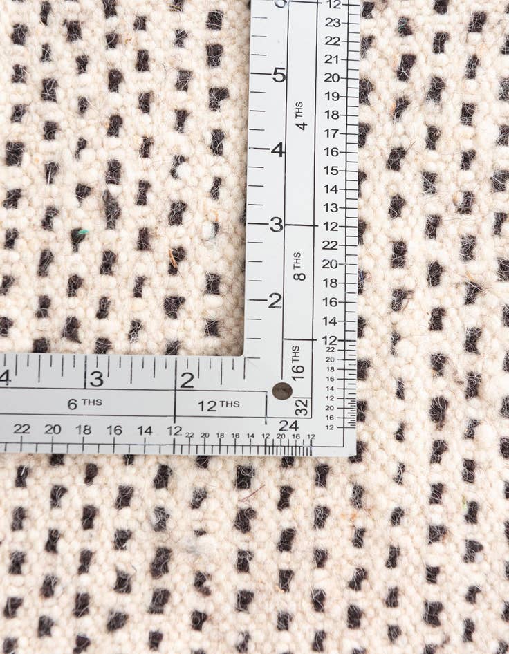 Detail image of 6' 6 x 10'  Hand Knotted Moroccan Wool Rug