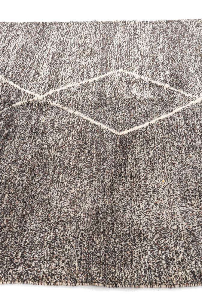 7' x 9' 3 Hand Knotted Moroccan Wool Rug