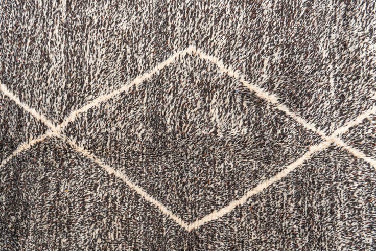 Detail image of 7' x 9' 3 Hand Knotted Moroccan Wool Rug