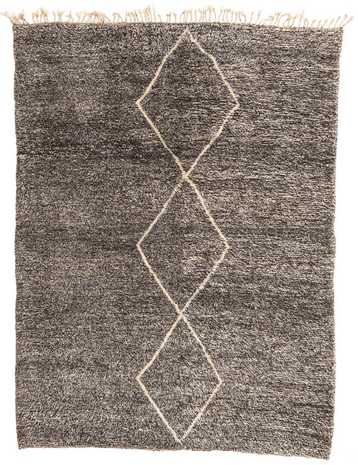 Detail image of 7' x 9' 3 Hand Knotted Moroccan Wool Rug