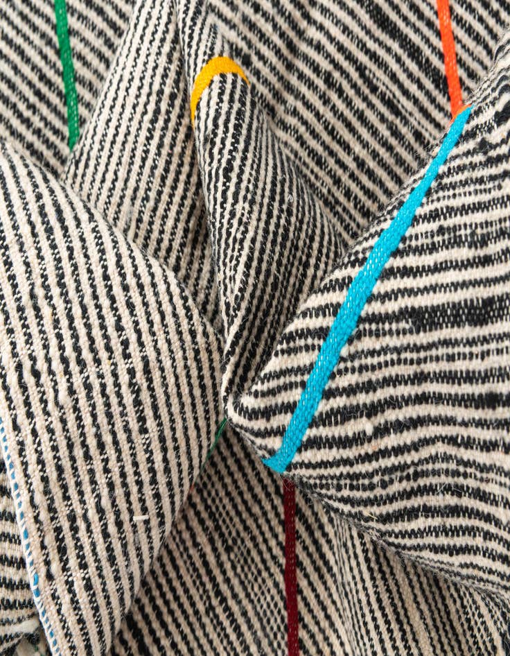 Detail image of 4' 9 x 7' 7  Hand Knotted Moroccan Wool Rug