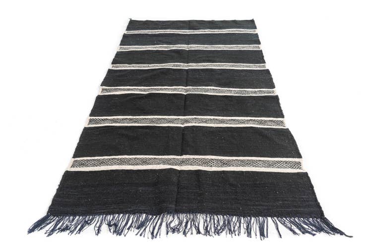 Detail image of 4' 7 x 8' 2 Hand Knotted Moroccan Wool Rug