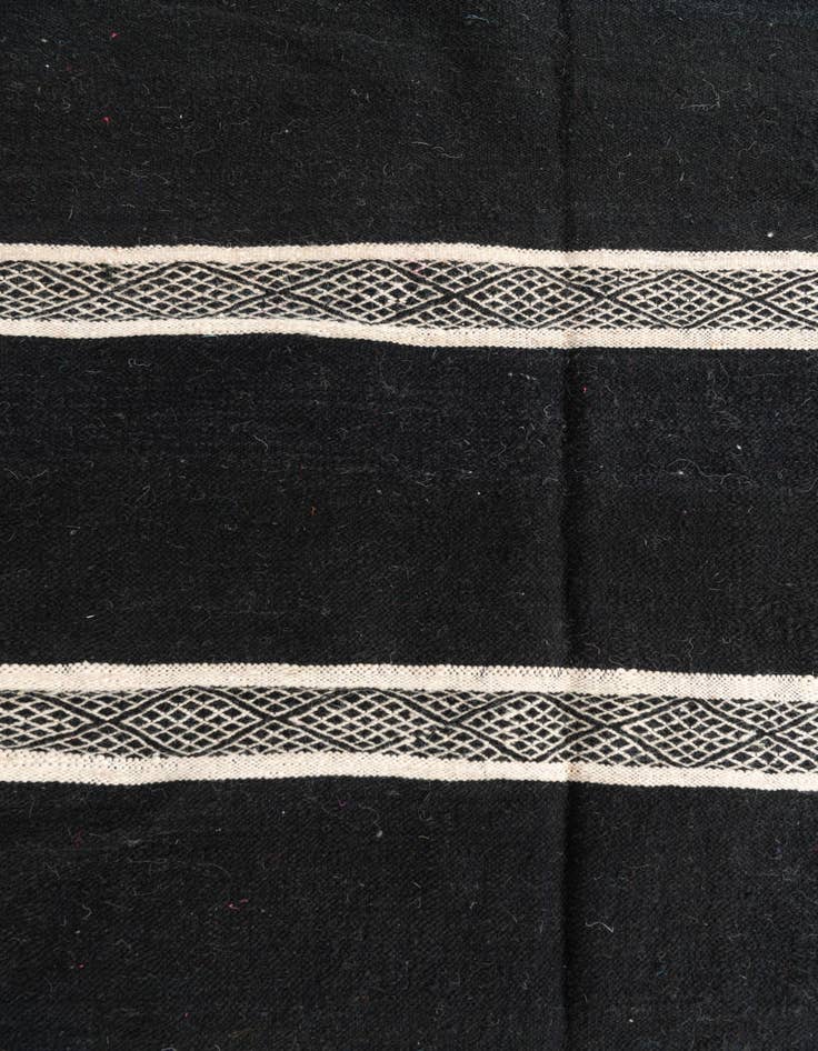 Detail image of 4' 7 x 8' 2  Hand Knotted Moroccan Wool Rug