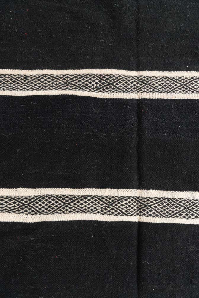 4' 7 x 8' 2 Hand Knotted Moroccan Wool Rug