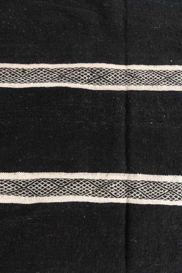 Detail image of 4' 7 x 8' 2 Hand Knotted Moroccan Wool Rug