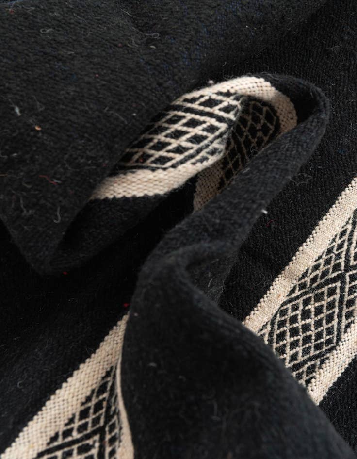 Detail image of 4' 7 x 8' 2  Hand Knotted Moroccan Wool Rug