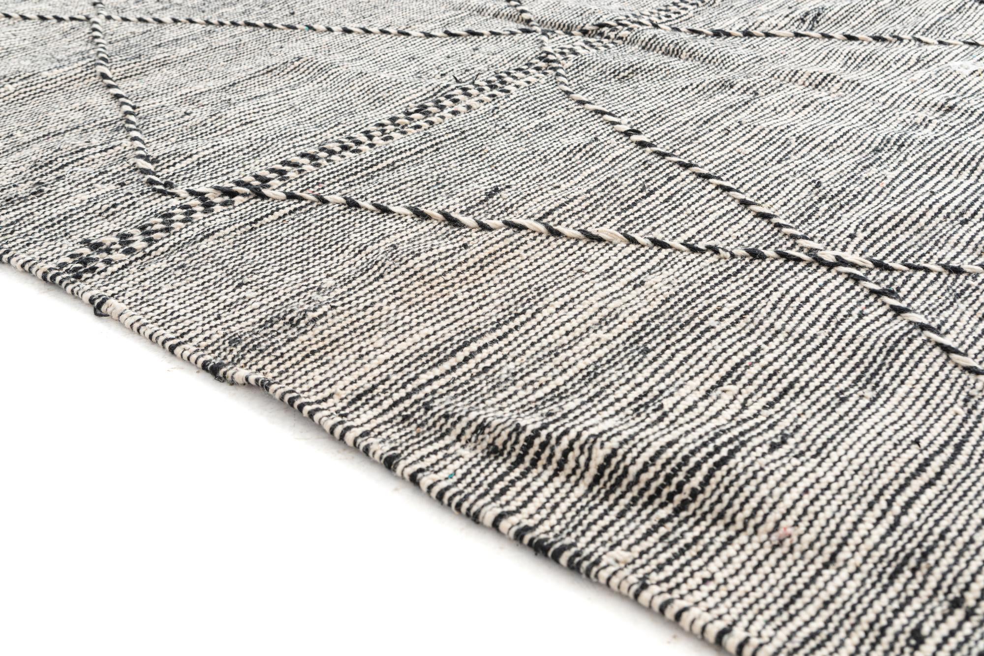 6' 6 x 10' 4 Hand Knotted Moroccan Wool Rug