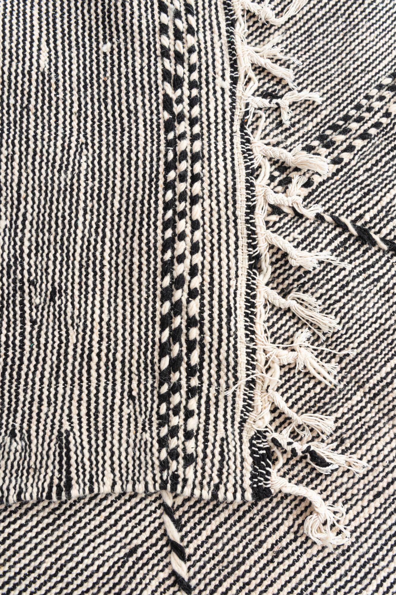6' 6 x 10' 4 Hand Knotted Moroccan Wool Rug